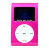 1.0" LCD Screen Clip MP3 Player with Micro SD Card Slot Ροζ (OEM)